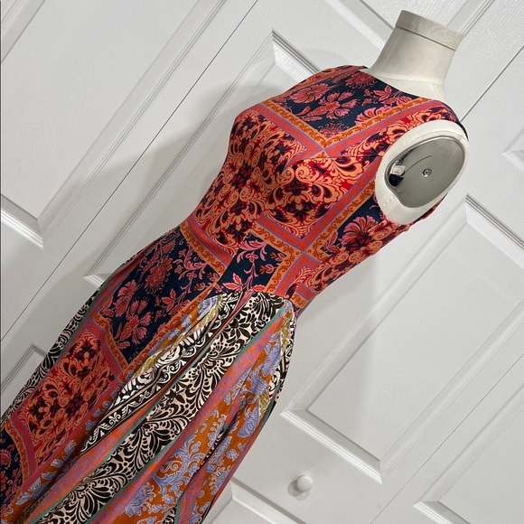 Avec Les Filles Floral Patchwork Sleeveless Dress - Picture 11 of 12